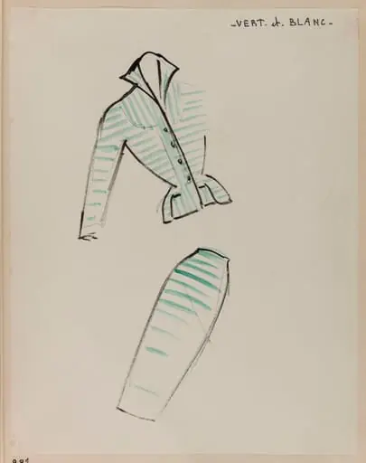Vert et blanc, by Carven