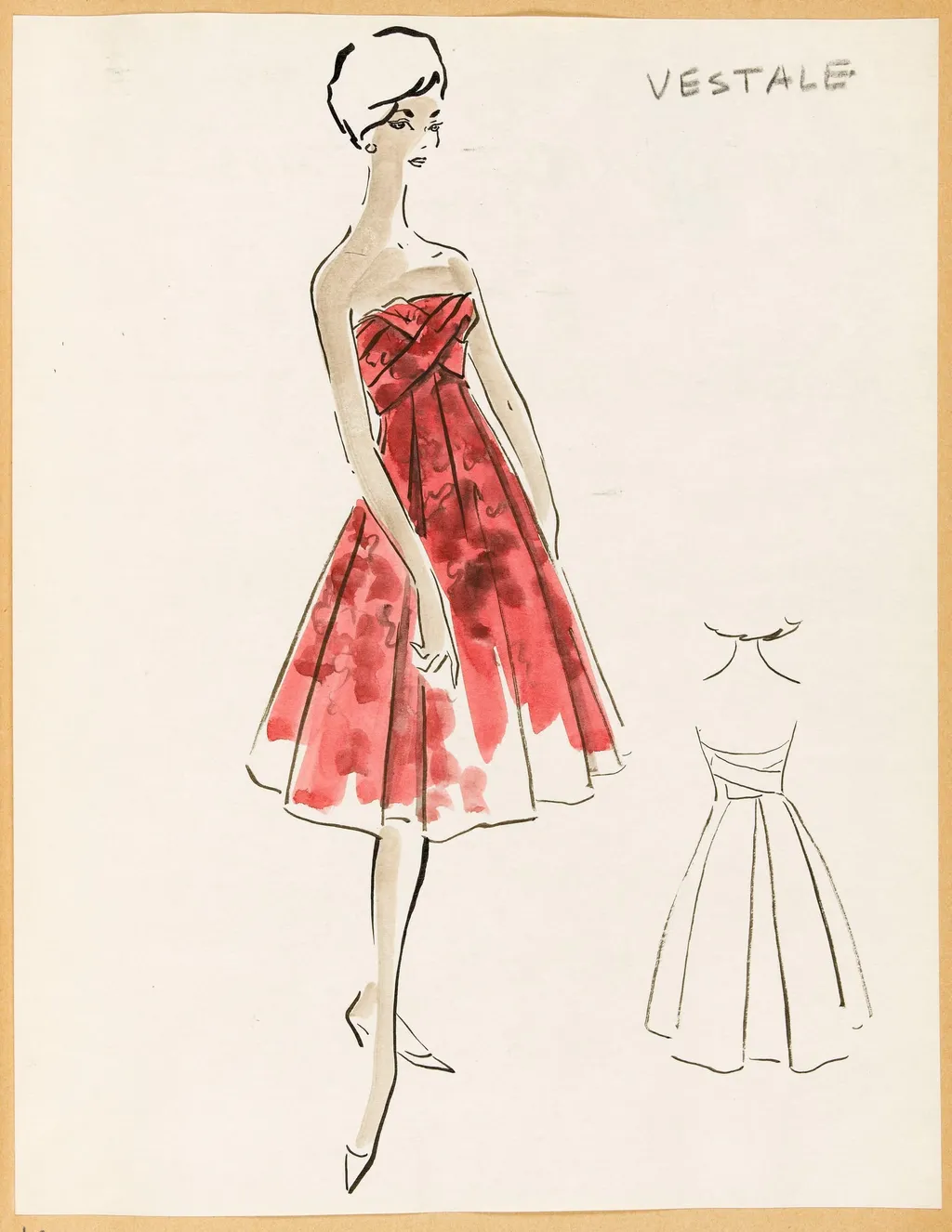 Vestale, by Carven, 1957