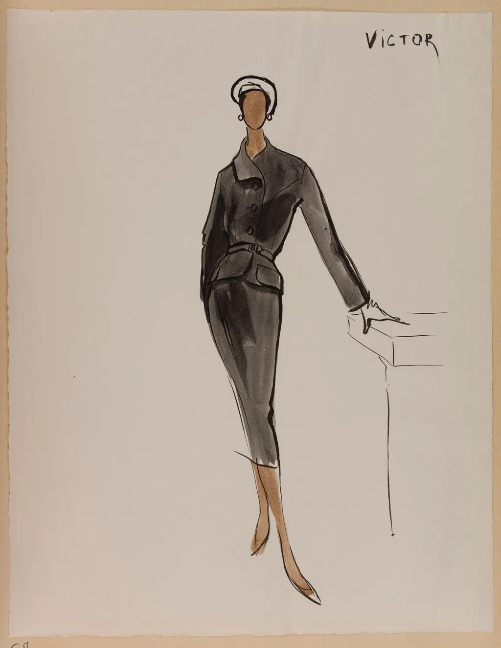 Victor, by Carven, 1956