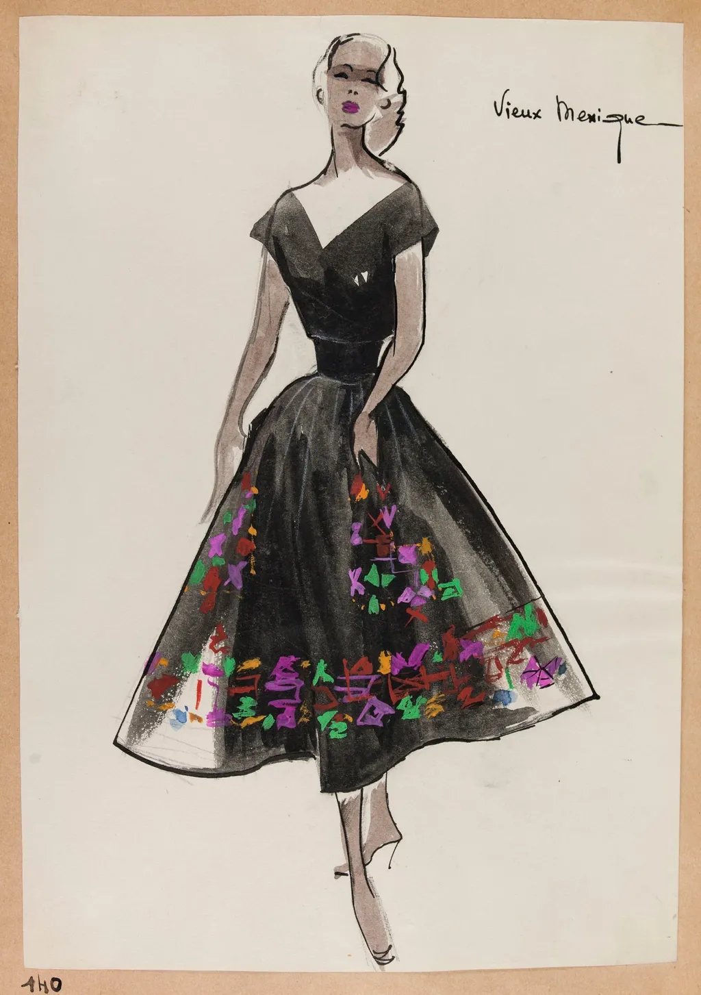 Vieux Mexique, by Carven, 1951