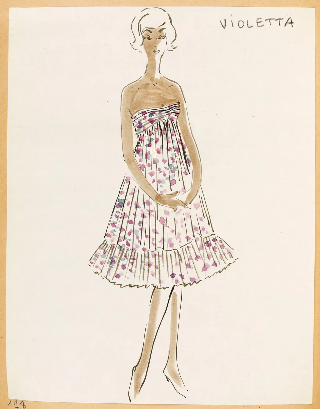 Violetta, by Carven, 1957