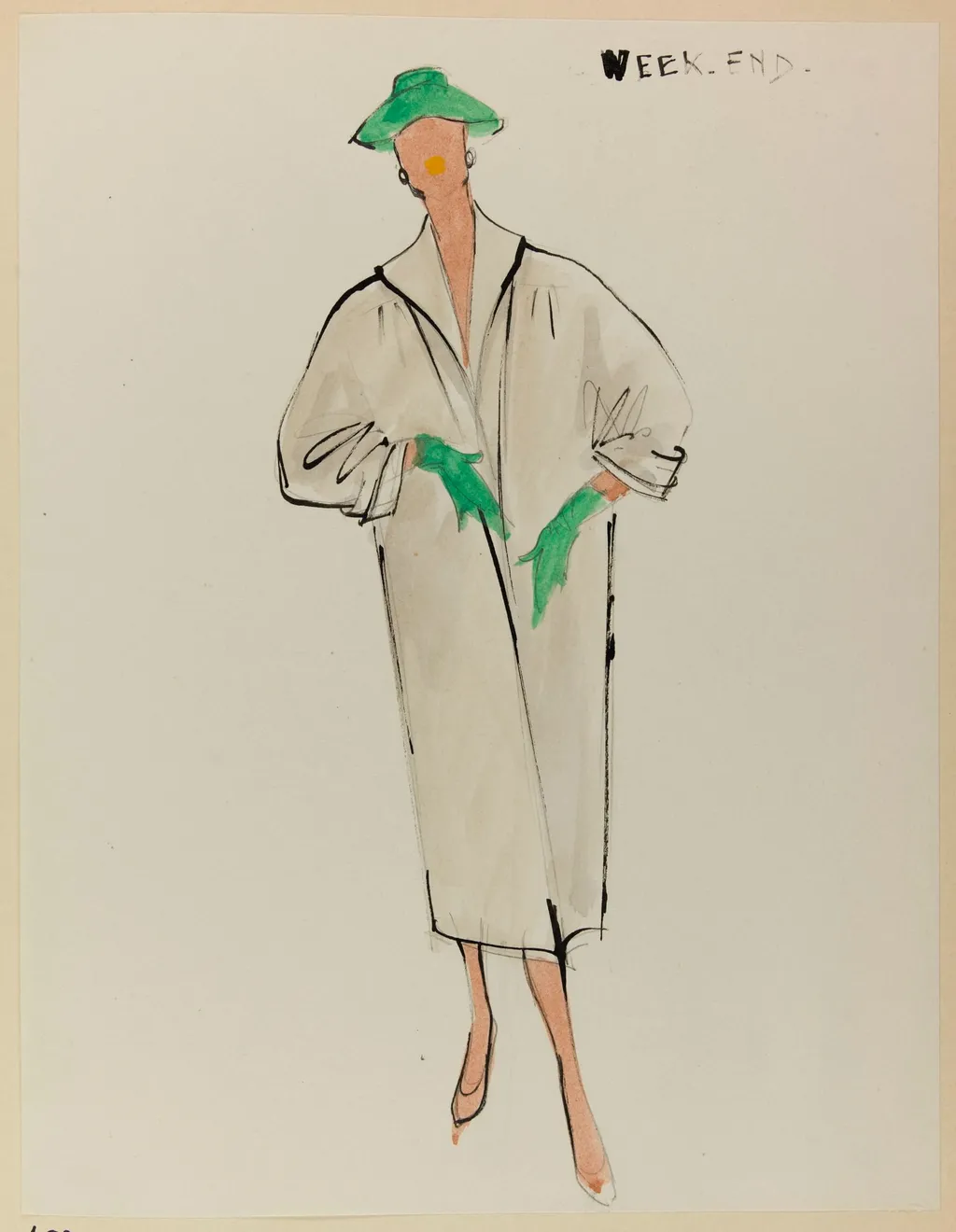 Week-end, by Carven, 1953