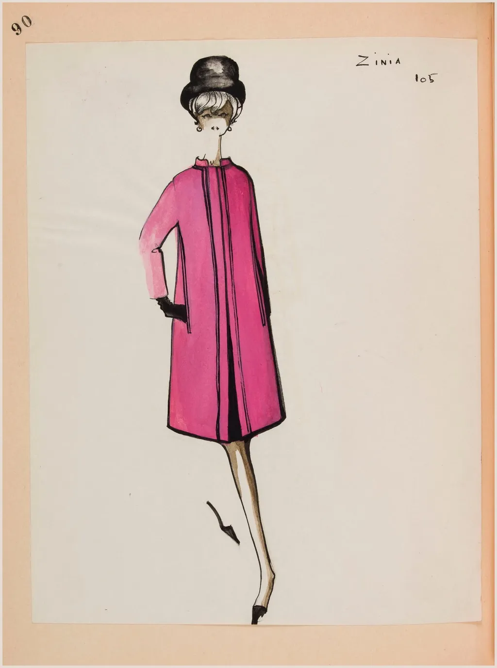 Zinia, by Carven, 1963