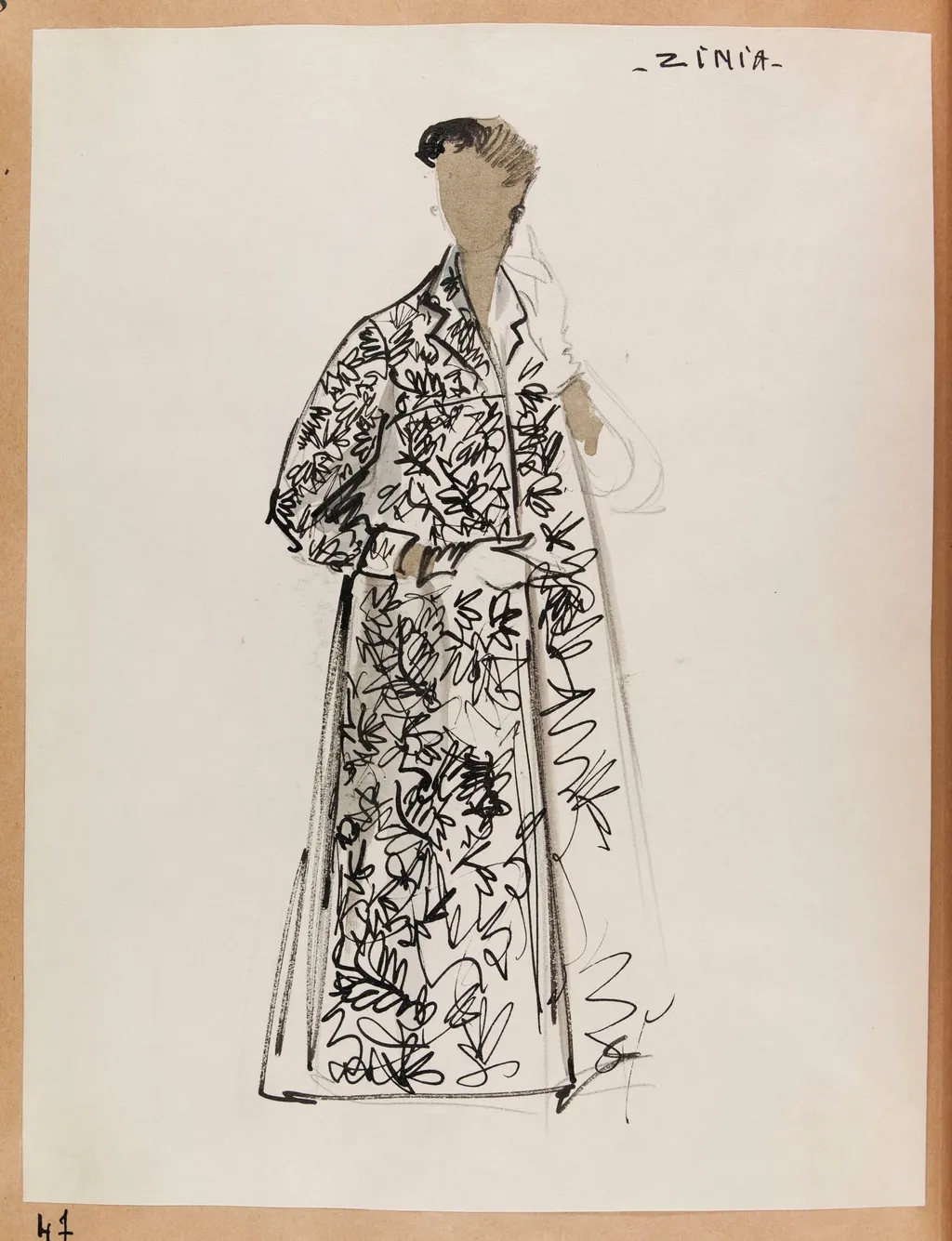Zinia, by Carven, 1951