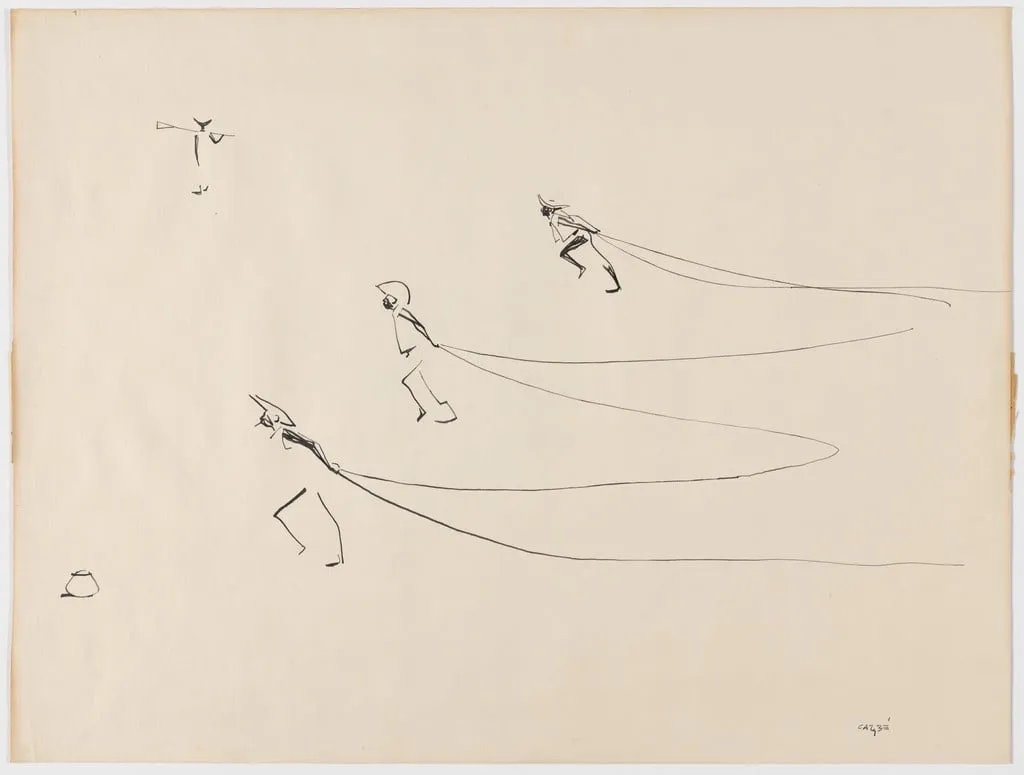 Untitled, by Carybé, ink, 1957