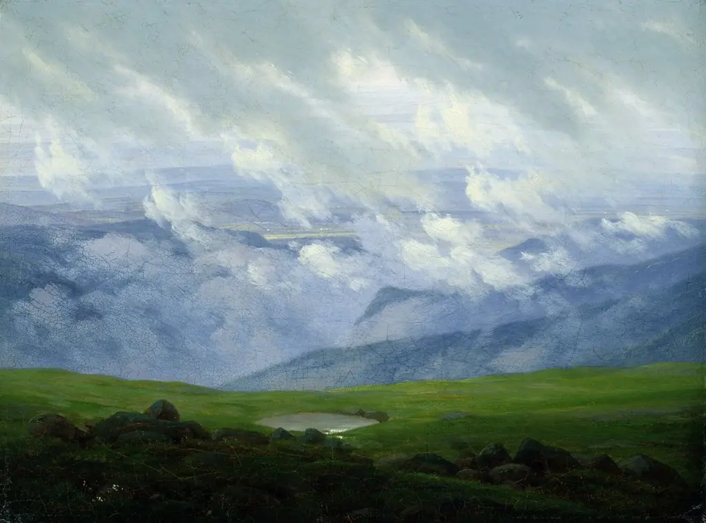 Drifting Clouds, by Caspar David Friedrich