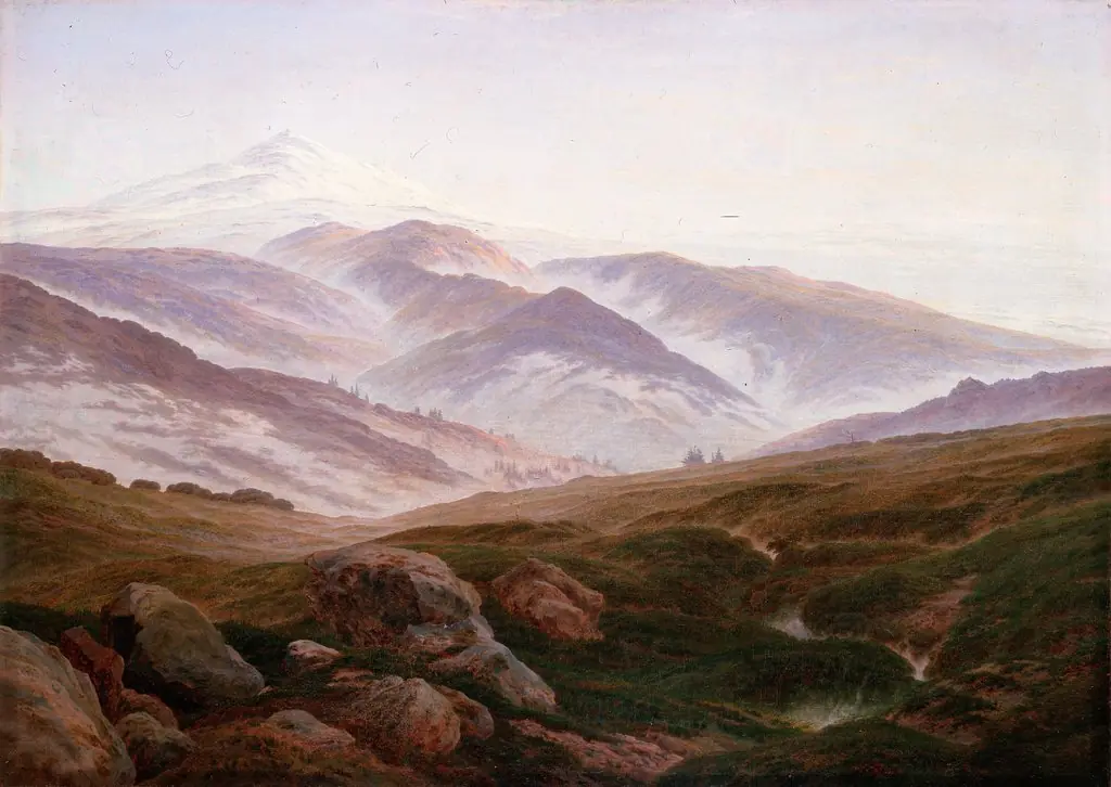 Memories of the Giant Mountains, by Caspar David Friedrich