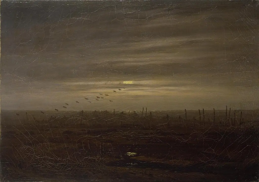 Sea Shore (Fishing-Nets), by Caspar David Friedrich