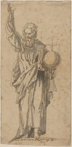 Christ as Salvator Mundi, by Caspar Meneller
