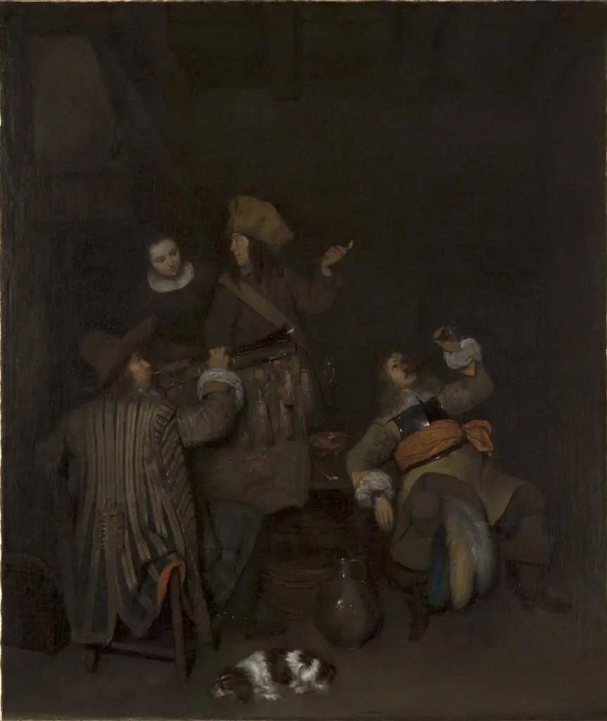 Guardroom, by Caspar Netscher