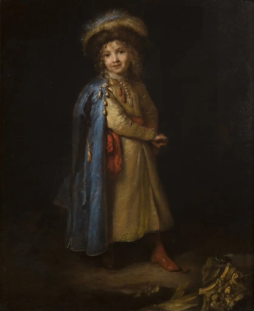 Portrait of a Boy in the Polish National Costume, by Caspar Netscher