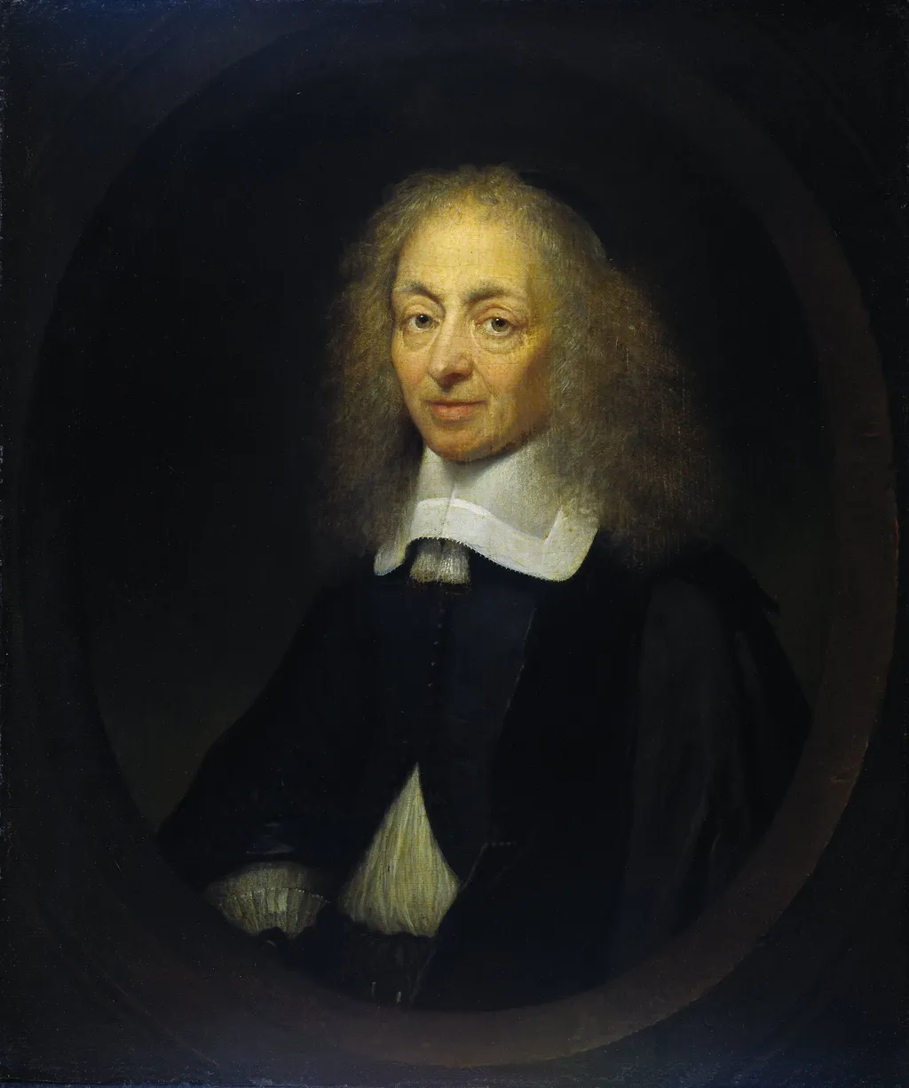 Portrait of Constantijn Huygens (1596-1687), lord of Zuylichem, secretary of Frederik Hendrick, Willem II and Willem III, and poet, by Caspar Netscher, oil, 1672