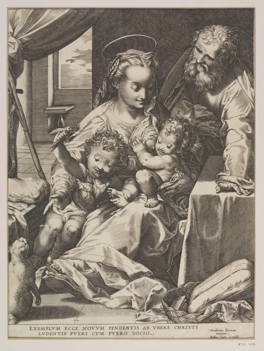 Holy Family, by Caspar Rutz, 1550