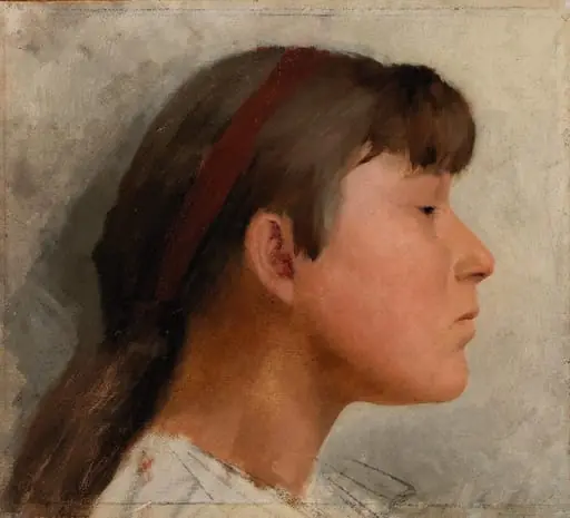 Tytön pää, by Casper Wrede