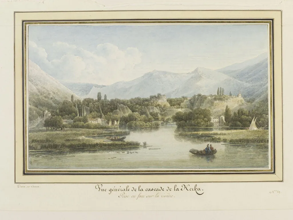 Voyage Pittoresque et Historique de l'Istrie et de la Dalmatie, by Cassas, watercolor, 1782