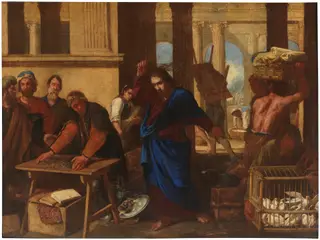 Casting the Money Changers out of the Temple, by Aniello Falcone
