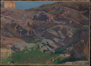 Castle of San Servando, Toledo, by Joaquín Sorolla
