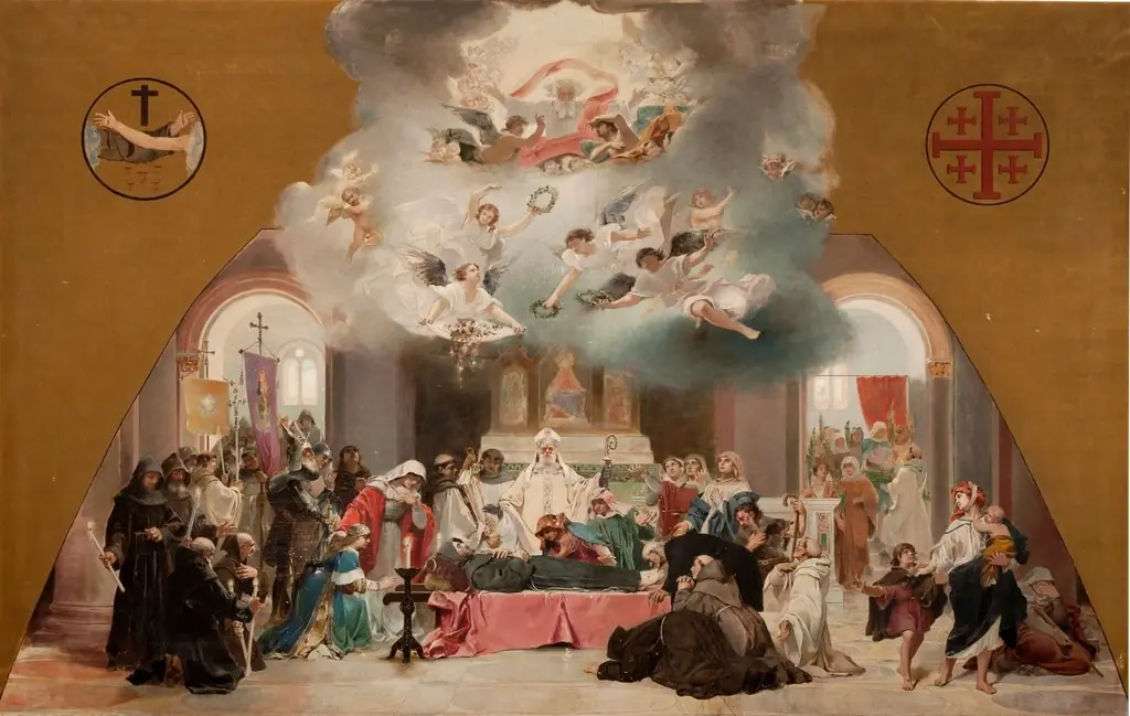 La muerte de San Francisco, by Casto Plasencia