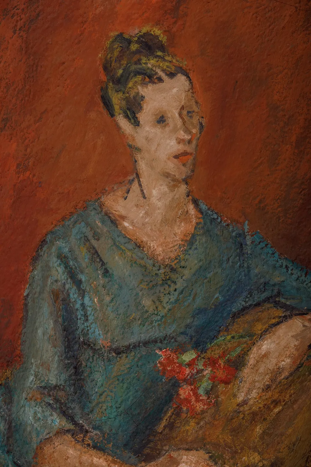 Portret de femeie, by Catargi Henri, 1850