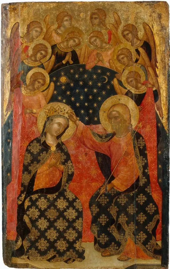 The Coronation of the Virgin, by Catarino Veneziano