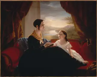 Catharine Wheeler Hardy and Her Daughter