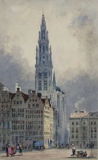 Cathedral Tower in Antwerp