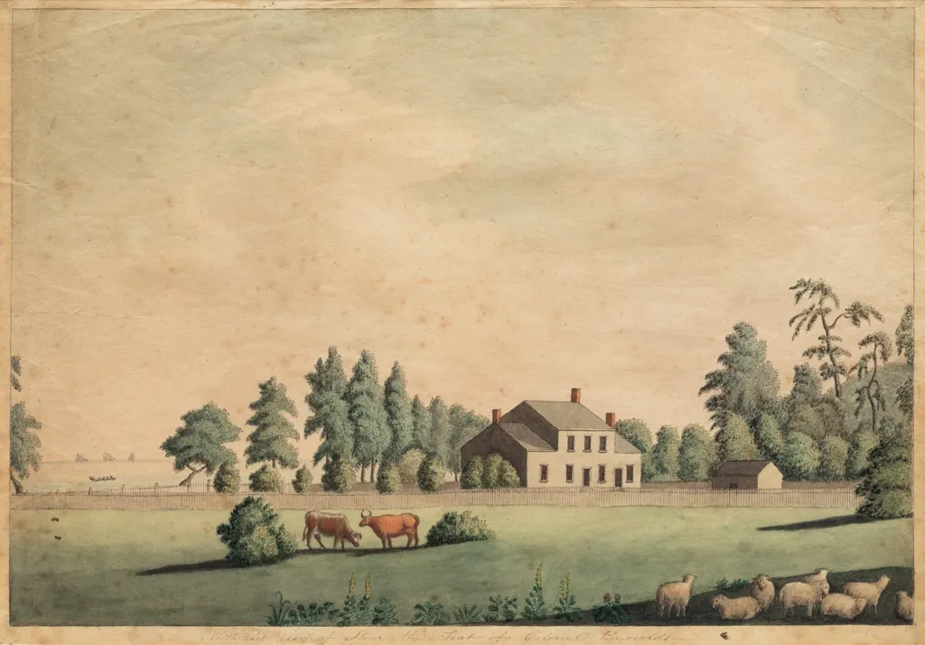 Northeast View of Stowe, the Seat of Colonel Reynolds, by Catherine Reynolds, unspecified, 1792