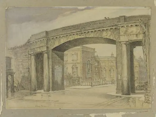 North Gate [by Thomas Harrison], Chester, by Causer