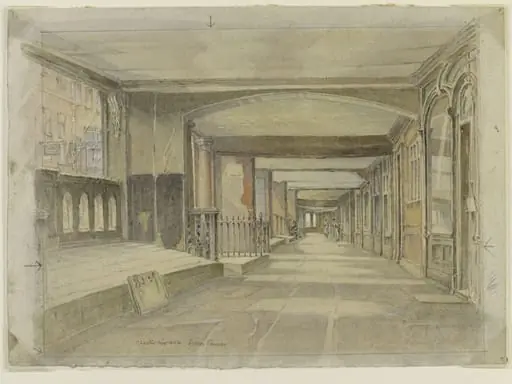 Watergate Street Row, looking East, Chester, by Causer