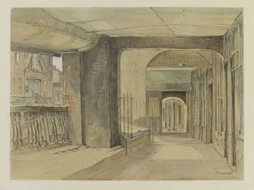 Watergate Street Row, looking West, Chester, by Causer