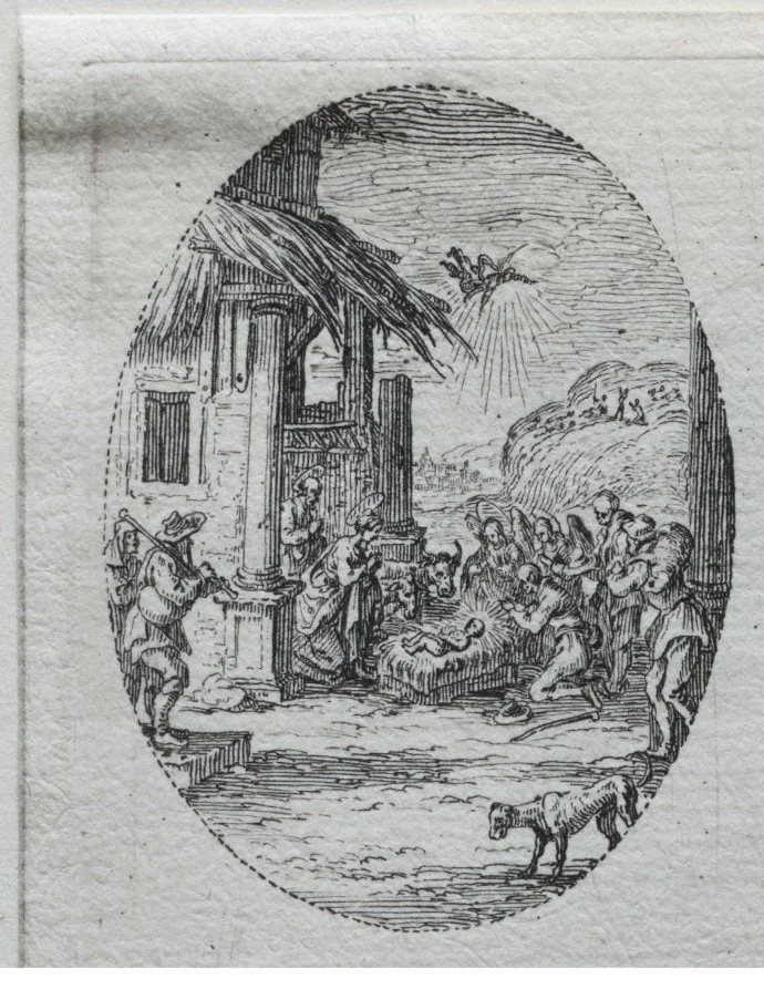 The Mysteries of the Passion: The Adoration of the Shepherds, detail