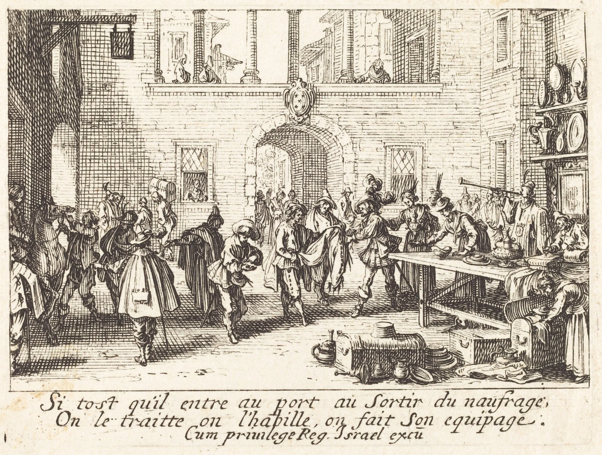 The Parents Bestow Gifts, detail