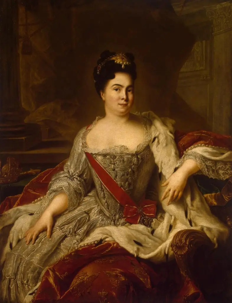 Portrait of Catherine I of Russia, by Jean-Marc Nattier, oil, 1717