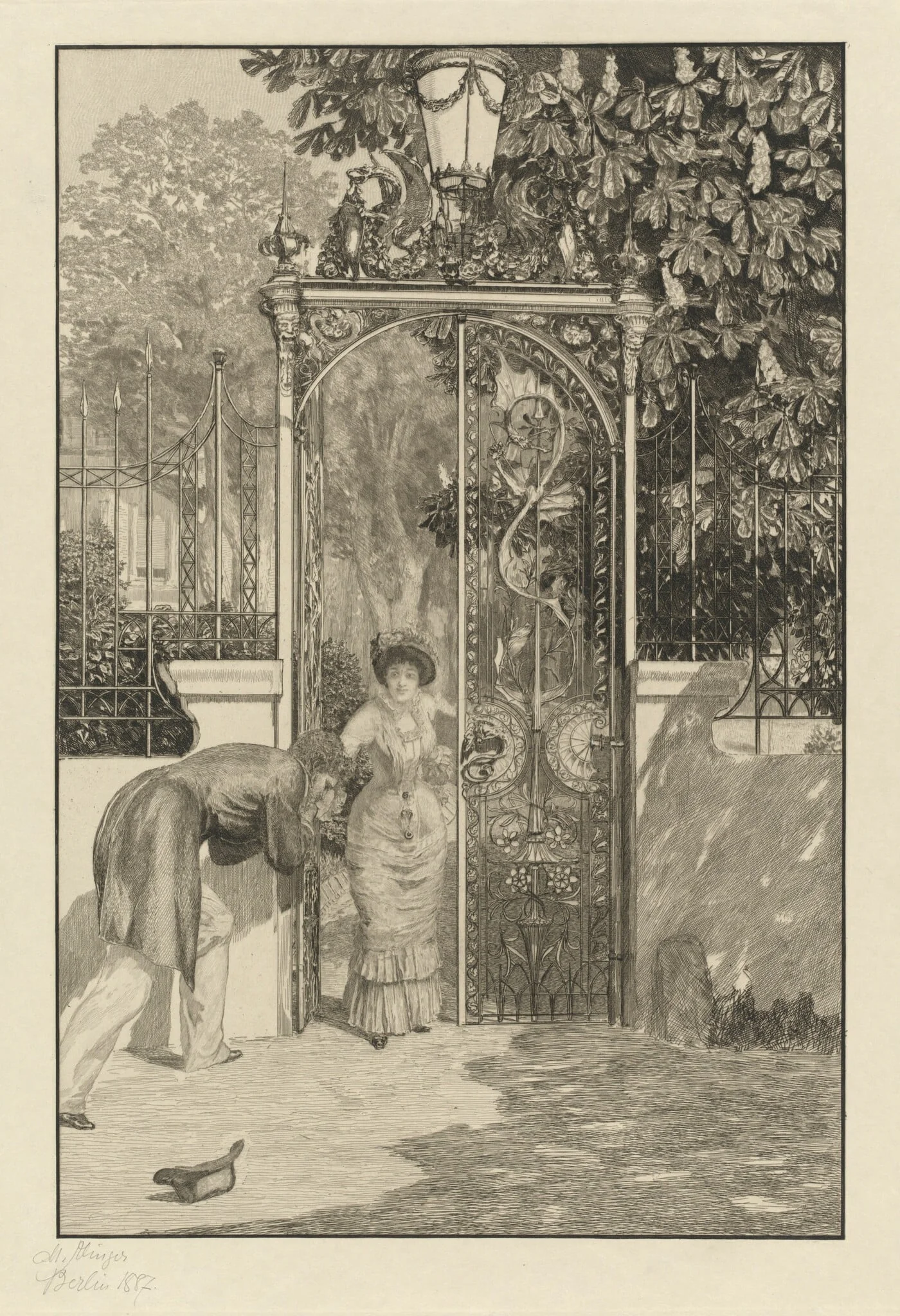 At the Gate (Am Thor), detail
