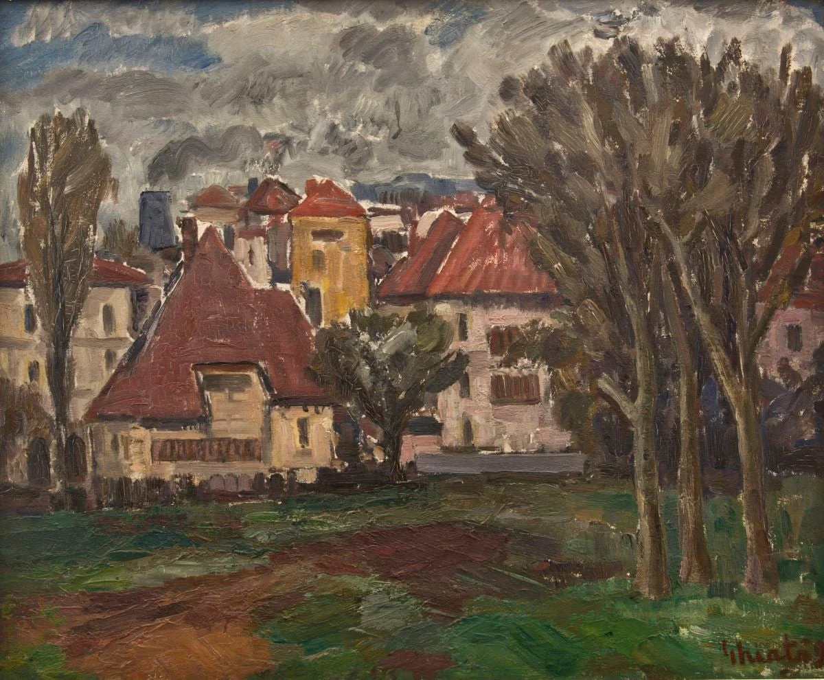 Peisaj, detail