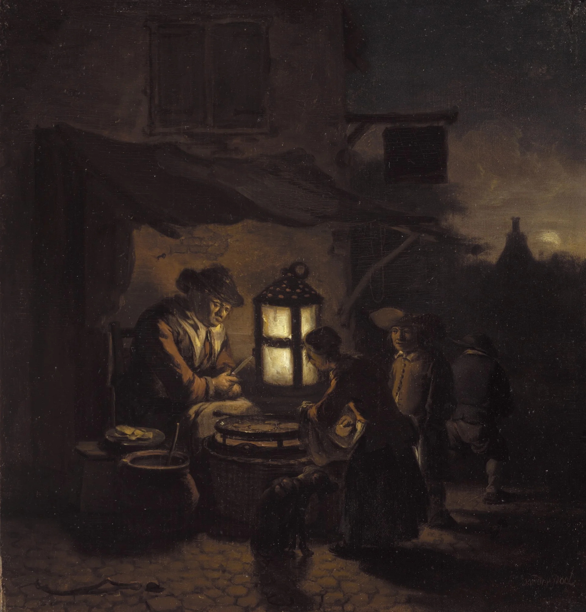 The Pancake Maker, detail