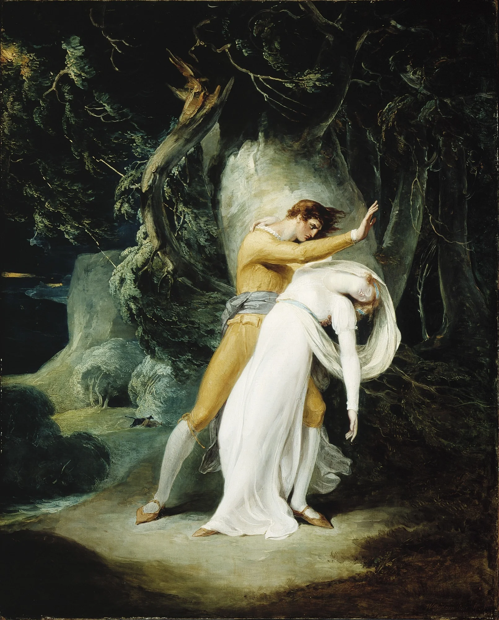 Celadon and Amelia, detail