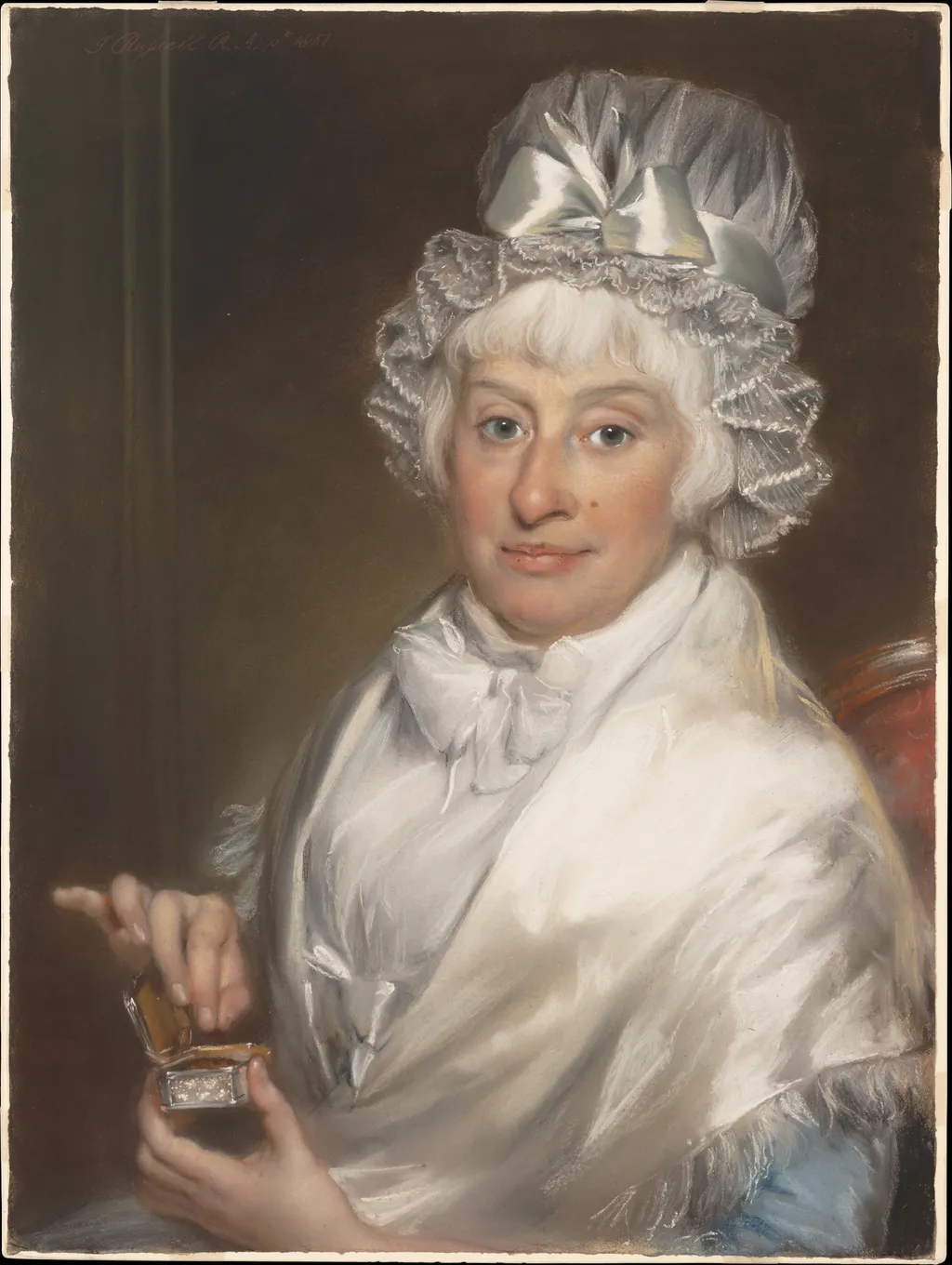 Mrs. Robert Shurlock Sr. (Ann Manwaring), by John Russell, unspecified, 1801