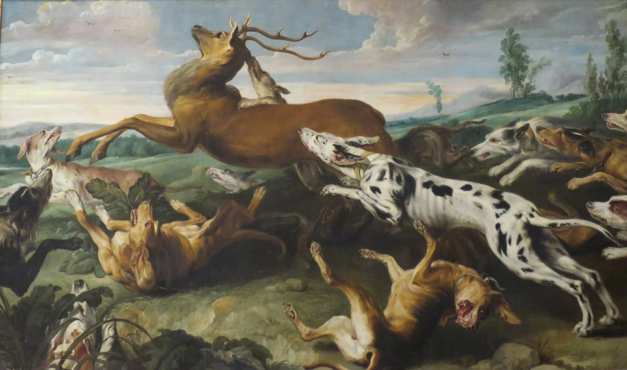Deer Hunt, detail