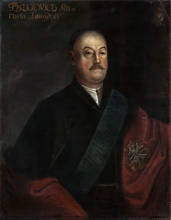 Portrait of Józef Skumin Tyszkiewicz (ca. 1694–1754), starosta in Samogitia, detail