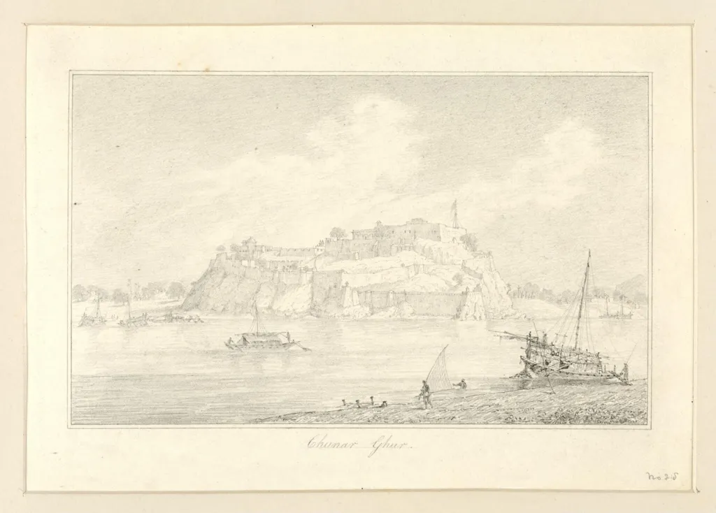 Chunar Ghur, by Robert Captain Smith, 1830