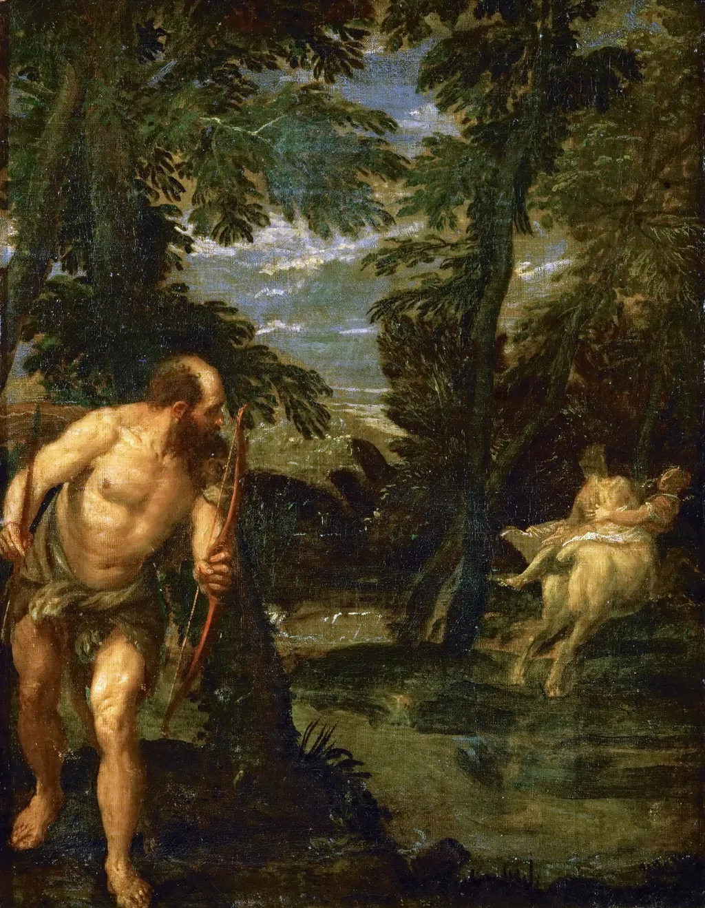 Hercules, Deianira and the Centaur Nessus, by Paolo Veronese, oil