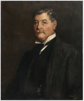 Portrait of T.P. O'Connor, Parliamentarian and Journalist, detail