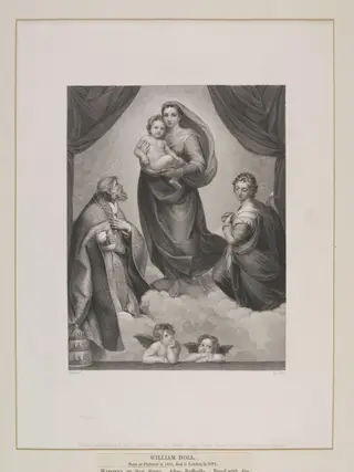 Madonna Di San Sisto, by William Holl, 1820