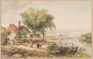 View on the Thames near Sonning, by William Carter, 1850