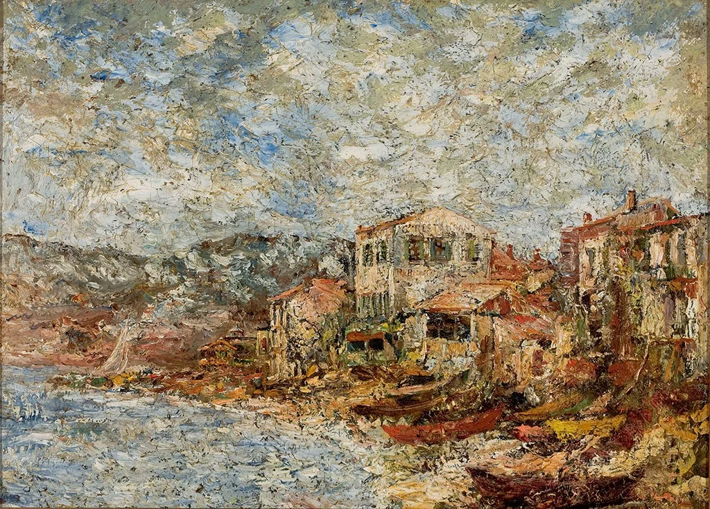 Marinha perto de Marselha (Aldeia Fantástica), detail