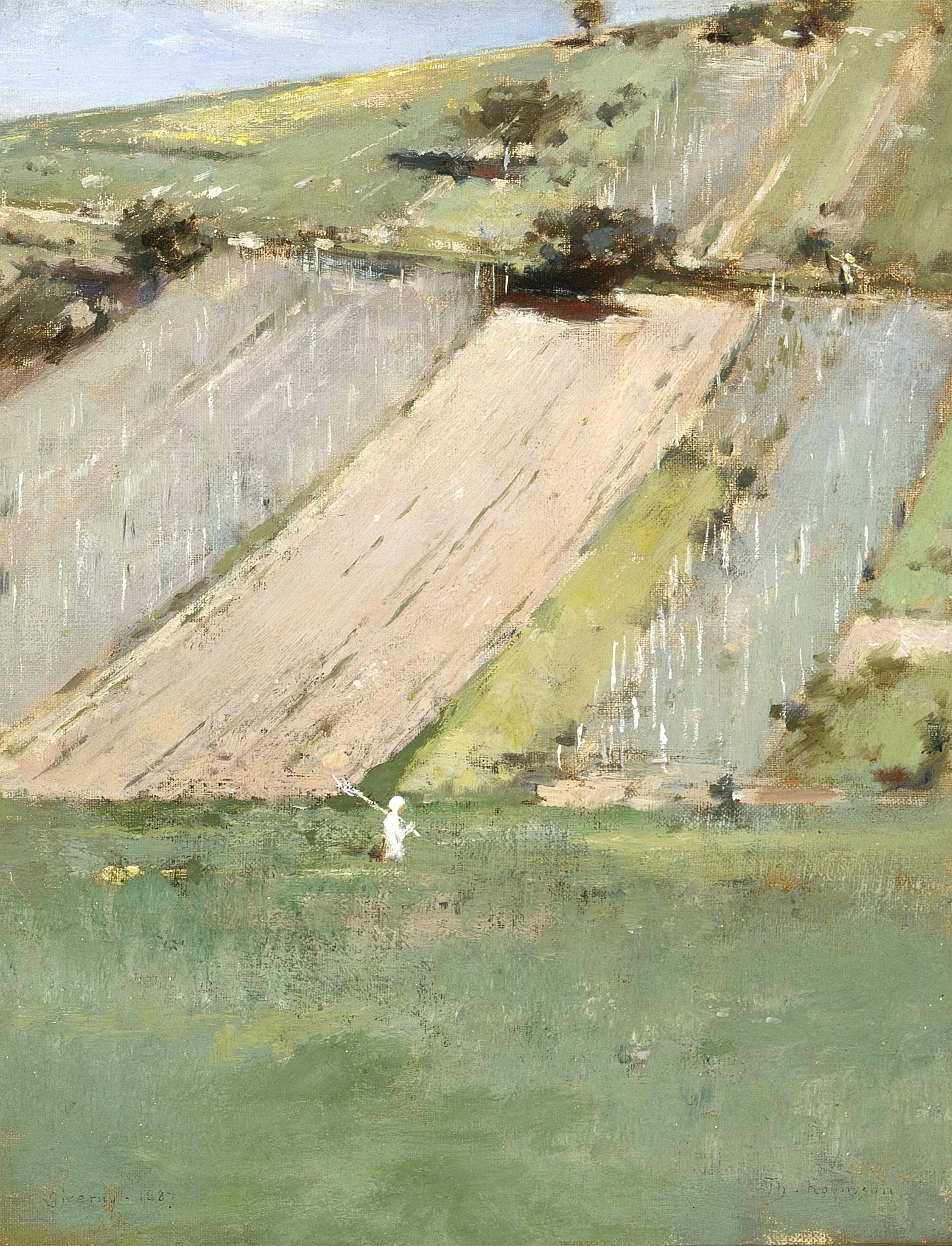 Valley of the Seine, Giverny, detail