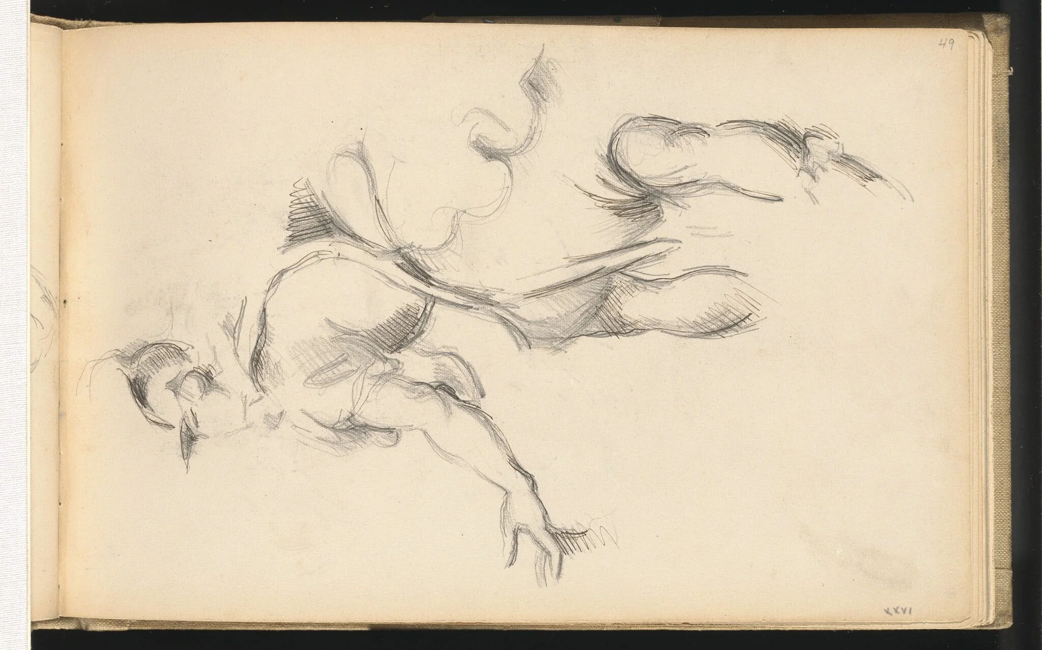Study of the Allegorical Figure France in Rubens' "The Exchange of the Two Princesses", detail