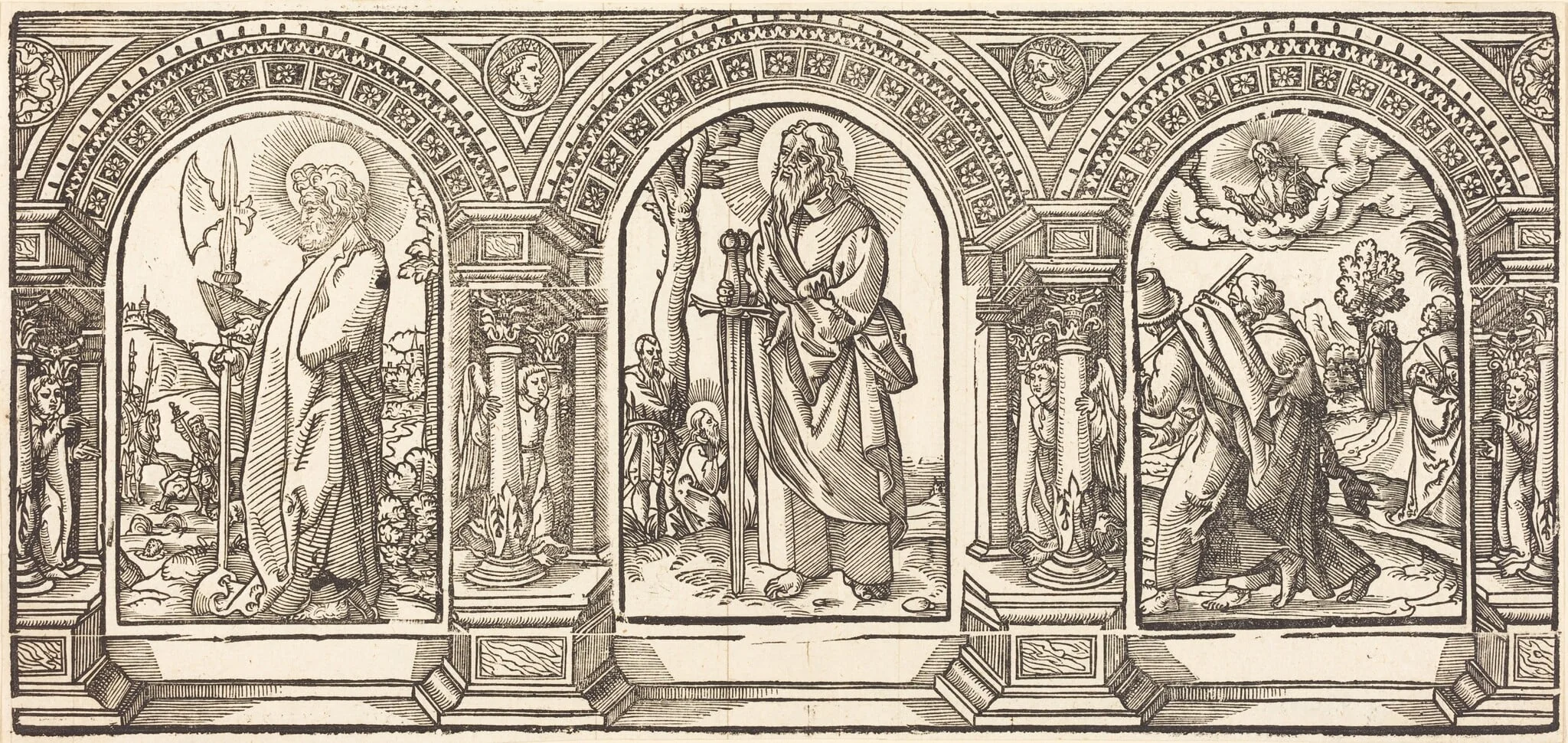 Christ and His Disciples V, detail
