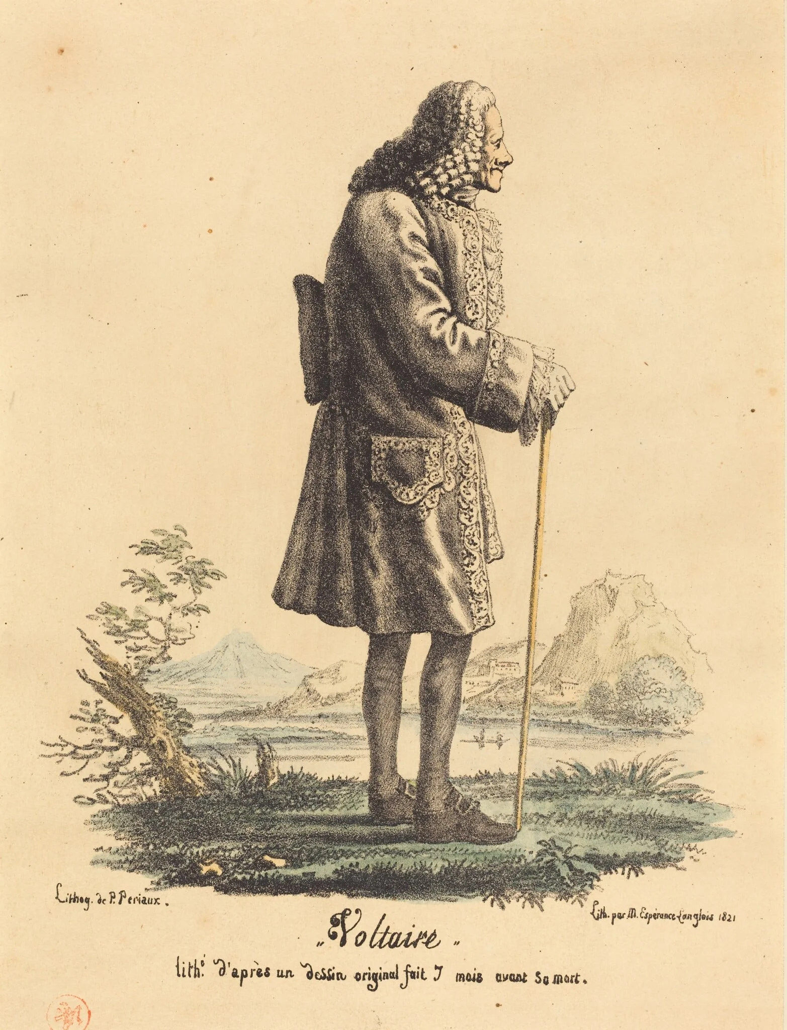 Voltaire, detail
